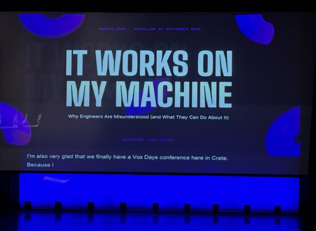 It works on my machine
